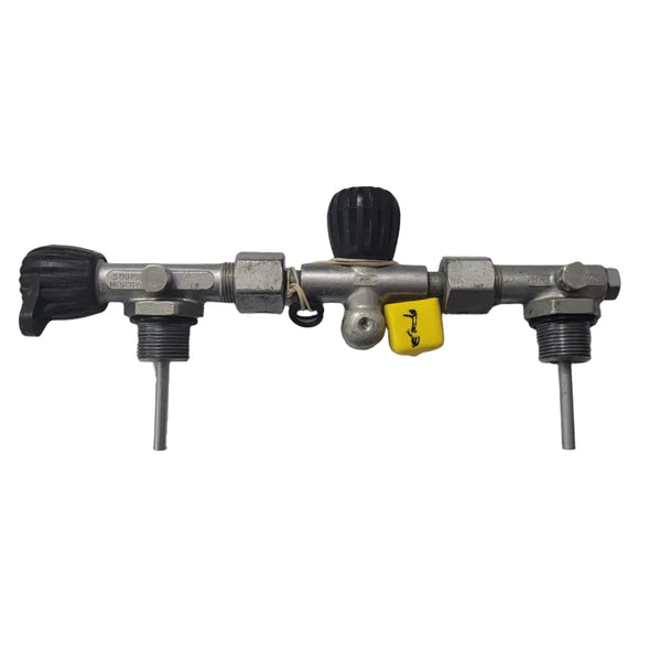 U.S. Divers Tank Manifold For Doubles w/ Isolator 3000psi
