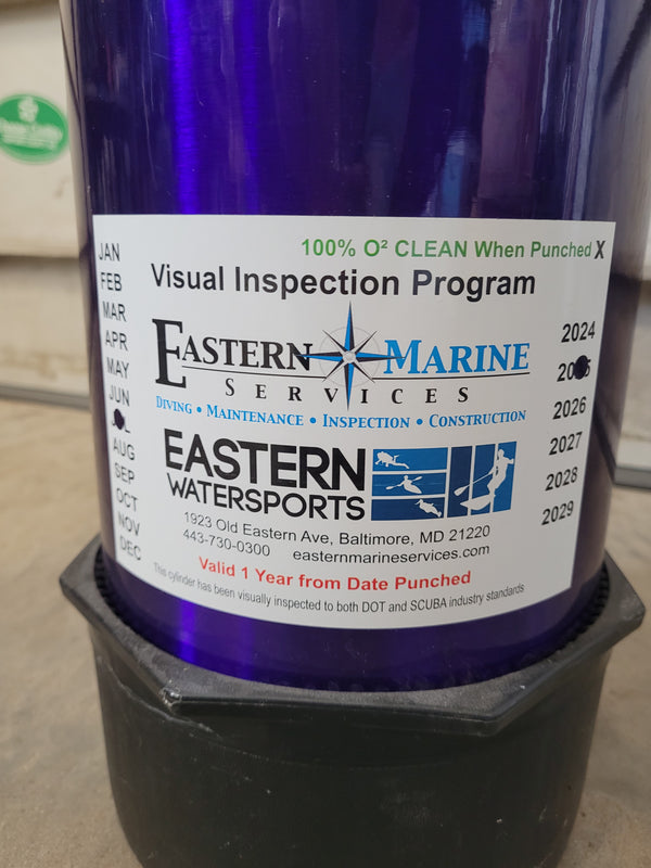 Catalina Aluminum S80 Scuba Cylinder Hydro &VIP