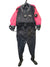 O.S. Systems Pink/ Black Drysuit &Bag