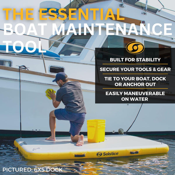 Solstice 8 x 5 Floating Lounge Dock