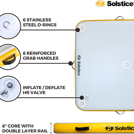 Solstice 8 x 5  Floating Lounge Dock