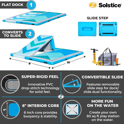 Solstice Watersports 10' X 8' Convertible Slide Dock