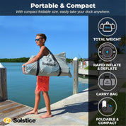 Solstice Watersports 10'X 8'Convertible Slide Dock