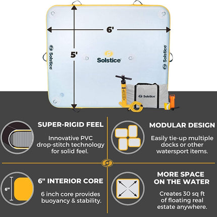 Solstice Inflatable Dock - 6x5