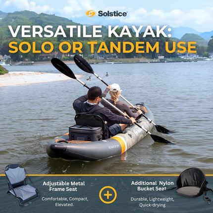 Solstice Scout 1-2 Person Fishing Kayak Kit