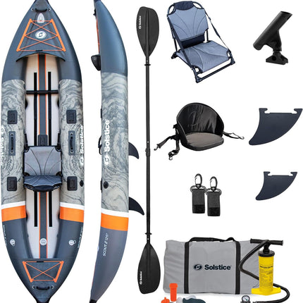 Solstice Scout 1-2 Person Fishing Kayak Kit