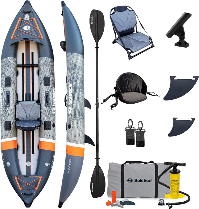 Solstice Scout 1-2 Person Fishing Kayak Kit