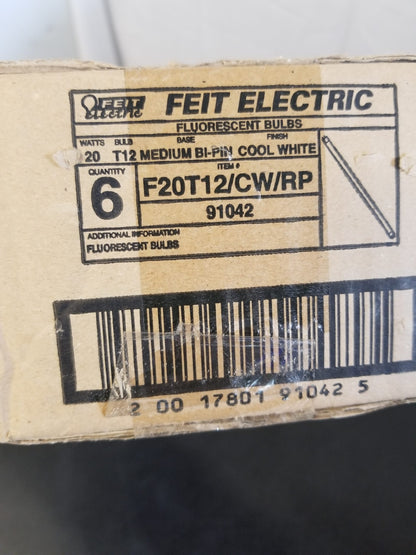Feit Electric 24" Florescent Bulbs, 20 Watt, Set of 6