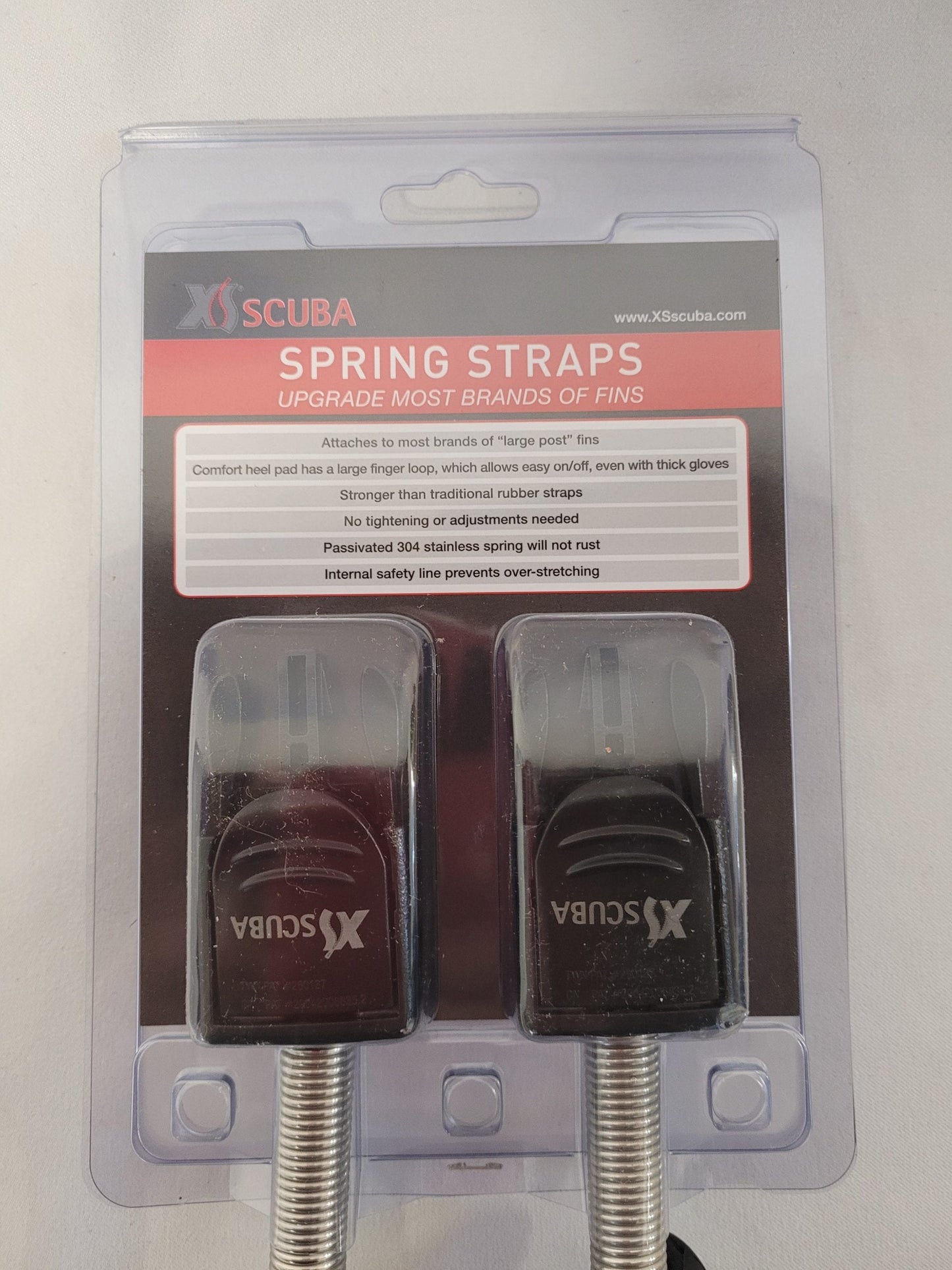 XS Scuba Spring Straps for Upgrading Most Brands of Fins, Large
