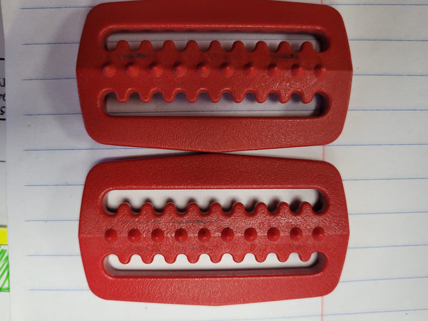 Rounded Edge Plastic Flat Sliders (Set of 2) for Scuba - Eastern Sports