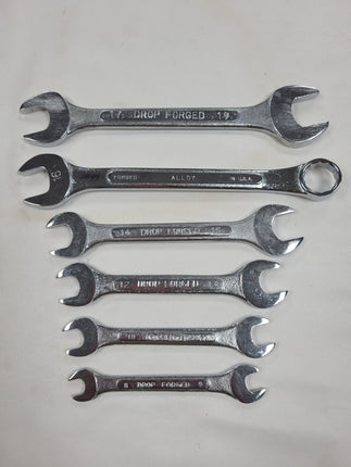 6 Piece Dropped Forge Metric Wrench Set