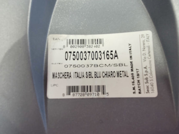 Seac Italia Dive Mask and Case 'Blue Metal'