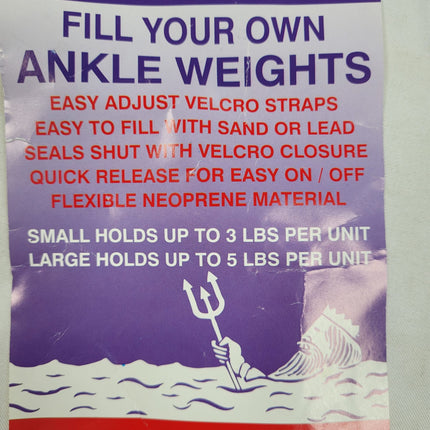 Trident "Fill Your Own" Ankle Weights