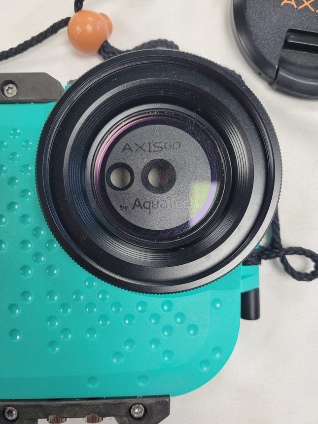 AquaTech AxisGO Water Housing for iPhone XS/X, Seafoam Green