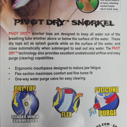 U.S. Divers Pivot Dry Snorkel