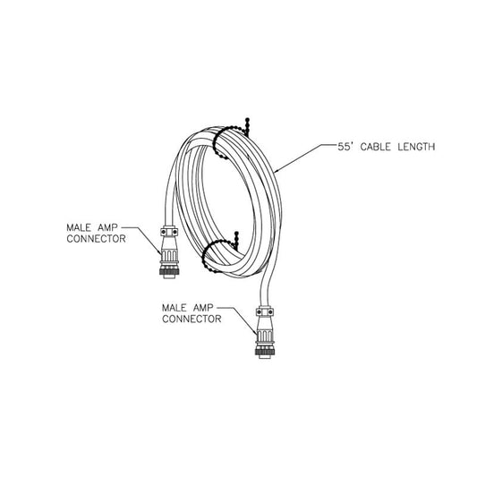 TC-55M Transducer Cable (Standard with STX-101M Surface Station)