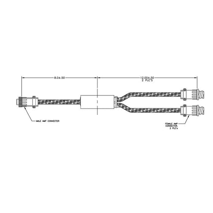 YAD-S Y-Splitter for MK-7 (Allows 2 Divers to plug into 1 port)