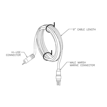 AD-HM (Hi-use to Male Marsh Marine 4pin