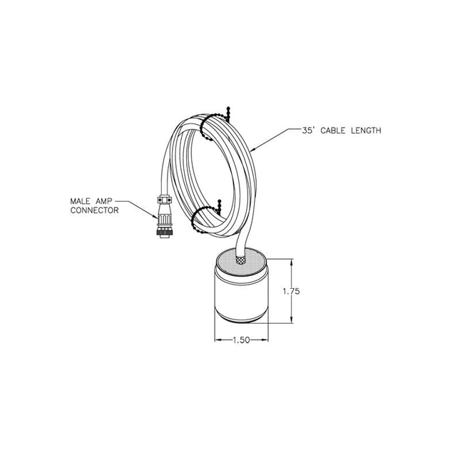 TCA-35 Transducer assembly cable (for SP-100D-2 & STX-101)