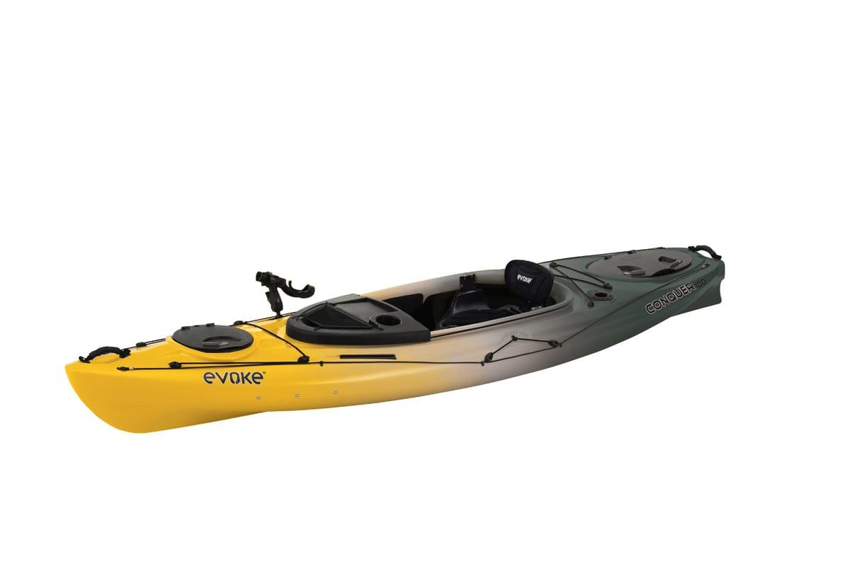 Evoke Conquer 100 Sit-in Fishing Kayak