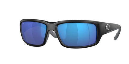 Costa Del Mar 'Fantail' Matte Black / Blue Mirror