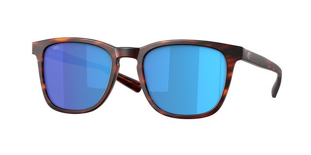 Costa Del Mar 'Sullivan' Matte Tortoise/ Blue Mirror