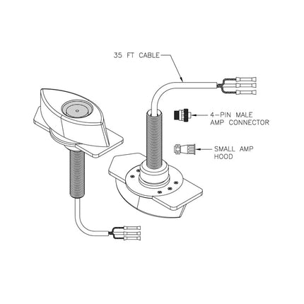 TA-32M Hull Mounted Transducer assembly