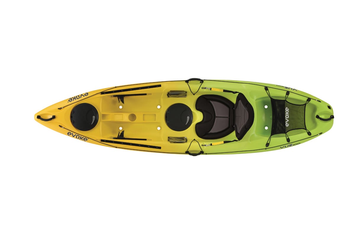 Used Evoke Vue 100 Siton Kayak Lemon Lime Eastern Sports