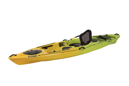 Used Evoke Vue 120 Sit-on Recreational Kayak Lemon Lime