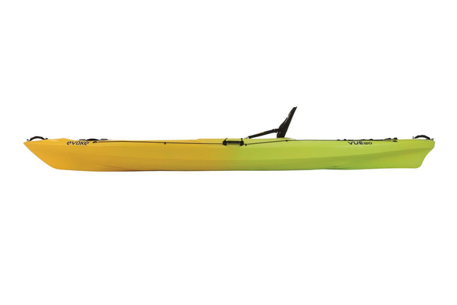 Used Evoke Vue 120 Sit-on Recreational Kayak Lemon Lime