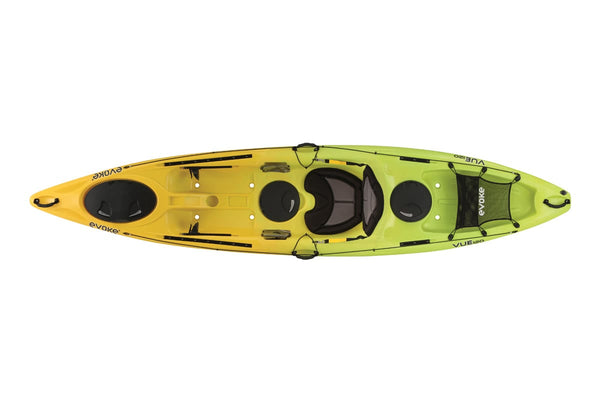 Used Evoke Vue 120 Sit-on Recreational Kayak Lemon Lime