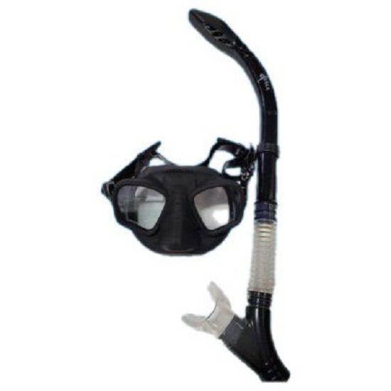 Genesis Stealth Face Mask and Lusca Semi Dry Snorkel Set