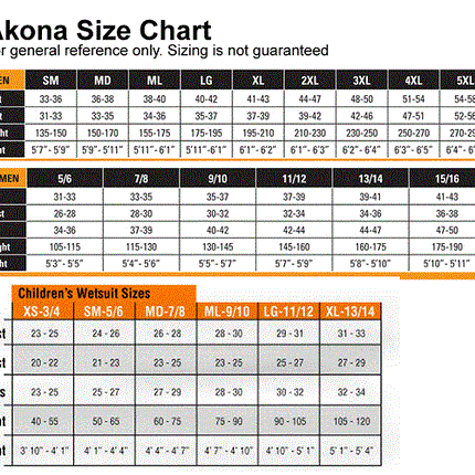 Akona 7mm Quantum Stretch Full Wetsuit "2XL-4XL"