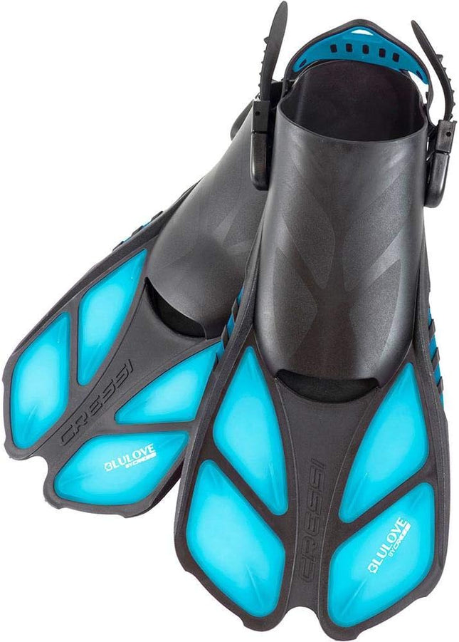 Cressi Bonete Pro Dry Snorkel Set AQUA