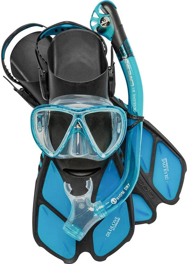 Cressi Bonete Pro Dry Snorkel Set