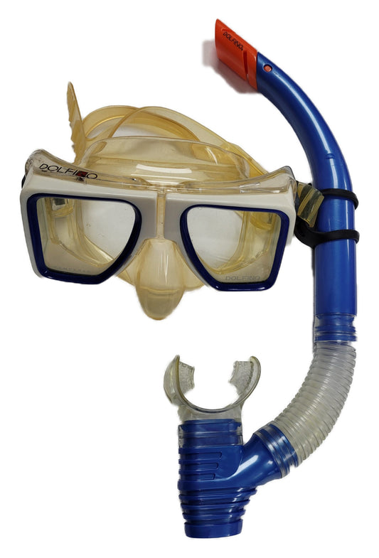 Dolfino Dive Mask and Dry Snorkel Combo