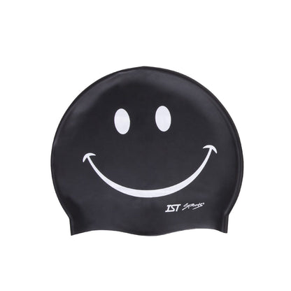 IST Smiley Silicone Swim Cap
