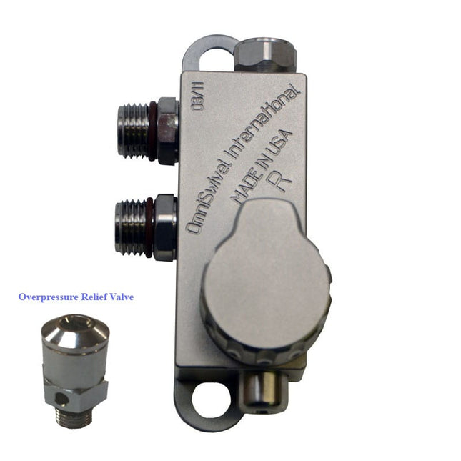 MAN-BLK Manifold Block Includes Overpressure Relief Valve