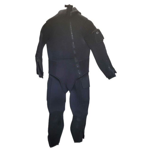 Outer Limits Semi-Dry Wetsuit with Vest, Bootie, and Hood "M/L"