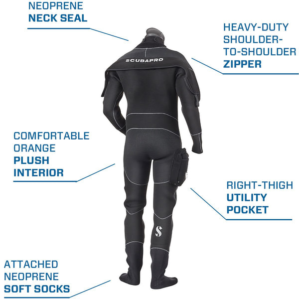 ScubaPro Women's Everdry 4 Drysuit, Sizes XXS and XS: GREAT FOR KIDS! - Eastern Sports