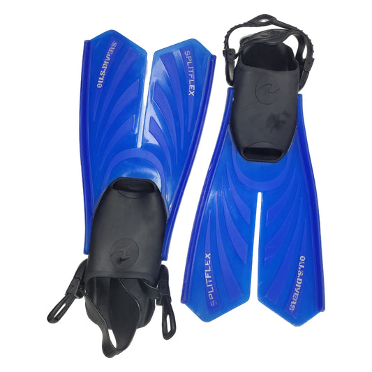 U.S. Divers Splitflex Snorkeling/ Swimming Fins "3-6"