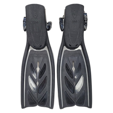 Tusa XPert Zoom Z3 Split Fins w/ Spring Straps "XS/S"