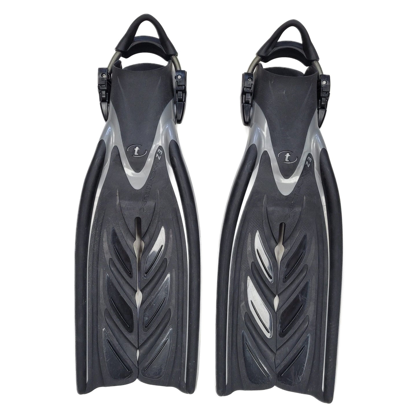 Tusa XPert Zoom Z3 Split Fins w/ Spring Straps