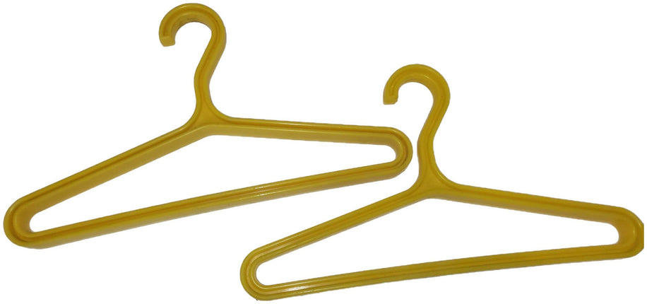 Yellow UK Super Hangers for Wetsuits & Drysuits, Set of 2